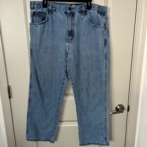Rivet Supply Co Men's Baggy Light Wash Jeans 38 x 30